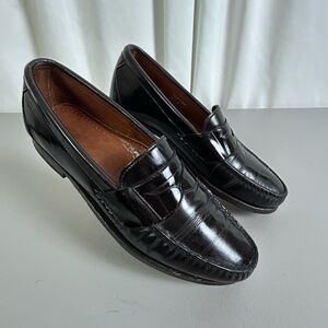 Allen Edmonds men’s Classic Black Leather Loafers Walden size 9B